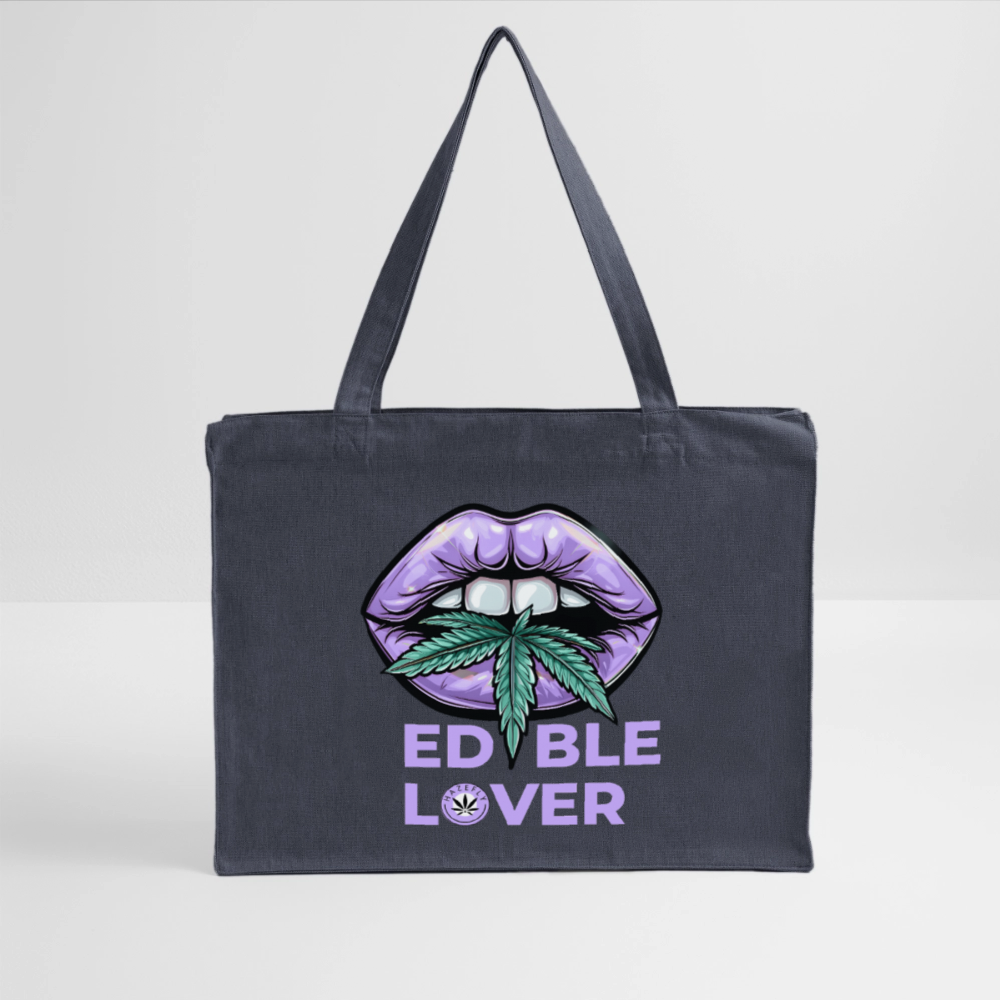 EDIBLE LOVER recycelter Shopping Bag - midnight Blue