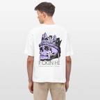 420 SKULL Oversized Unisex Bio T-Shirt - Weiß