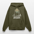 NUR GEBAUT Oversized Unisex Bio-Hoodie - Khaki