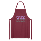 WER BAUT Kochschürze - Bordeaux