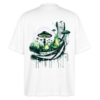 GLOW GARDEN Oversized Unisex Bio T-Shirt - Weiß