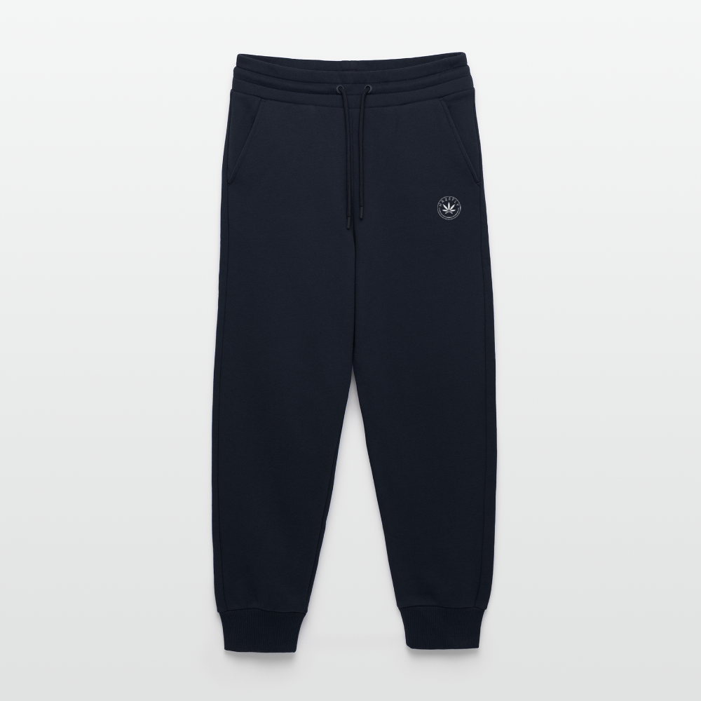 HAZEFLY WHITE Organic Relaxed Jogginghose - DARK NAVY