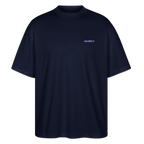 RUNTZ Oversized Unisex Bio T-Shirt - Navy