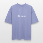 NIGHT BLOOM Oversized Unisex Bio T-Shirt - Violett