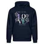 GROW. CHILL. REPEAT. Unisex Bio-Hoodie - French Navy