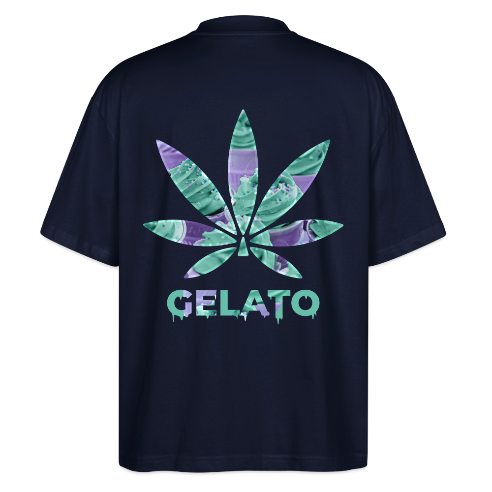 GELATO Oversized Unisex Bio T-Shirt - Navy