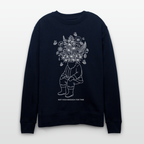 NOT HIGH ENOUGH Unisex Bio-Sweatshirt - Navy