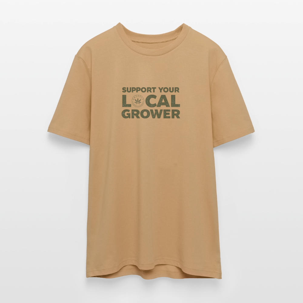 LOCAL GROWER Unisex Bio-T-Shirt - Karamell 