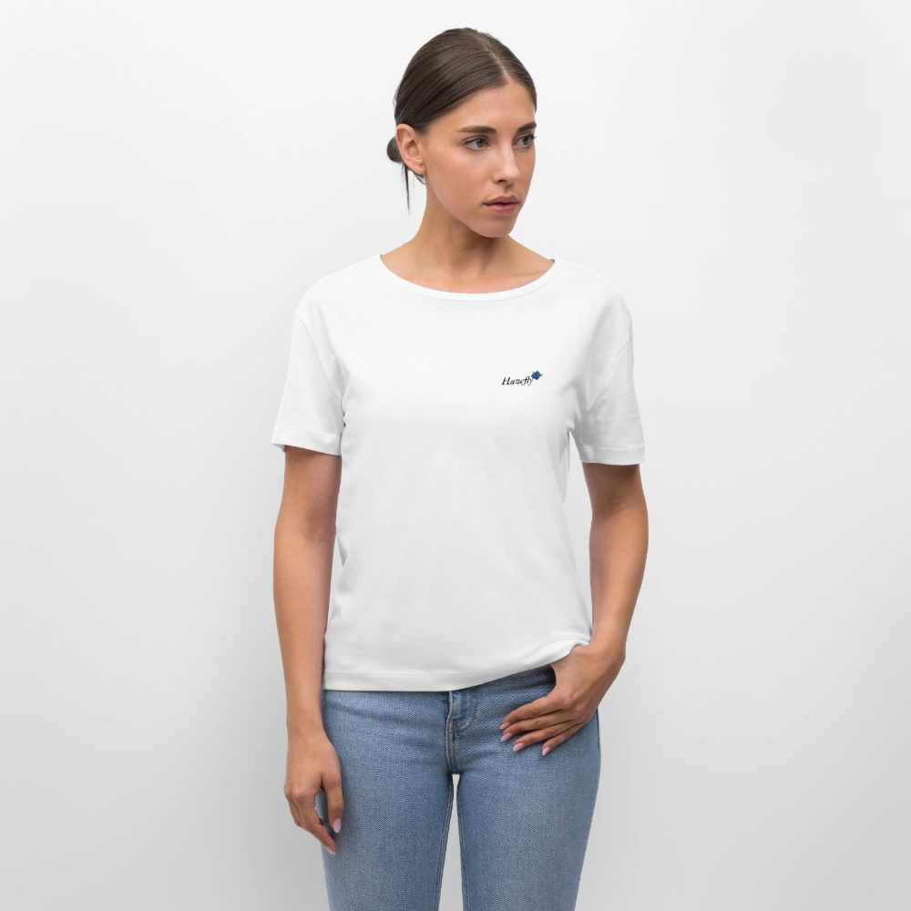 TRUE BERRY Relaxed Frauen Bio-T-Shirt - Weiß
