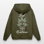 HIGH MAINTENANCE Oversized Unisex Bio-Hoodie - Khaki