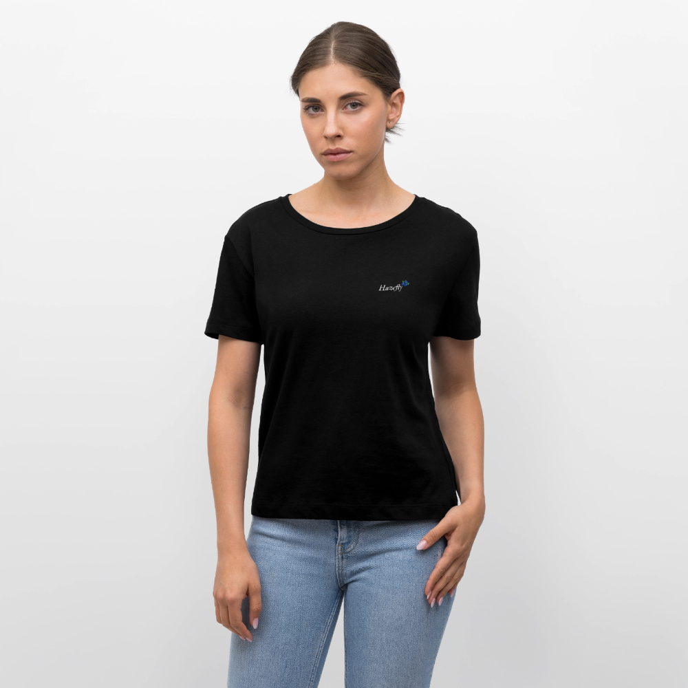 TRUE BERRY Relaxed Frauen Bio-T-Shirt - Schwarz