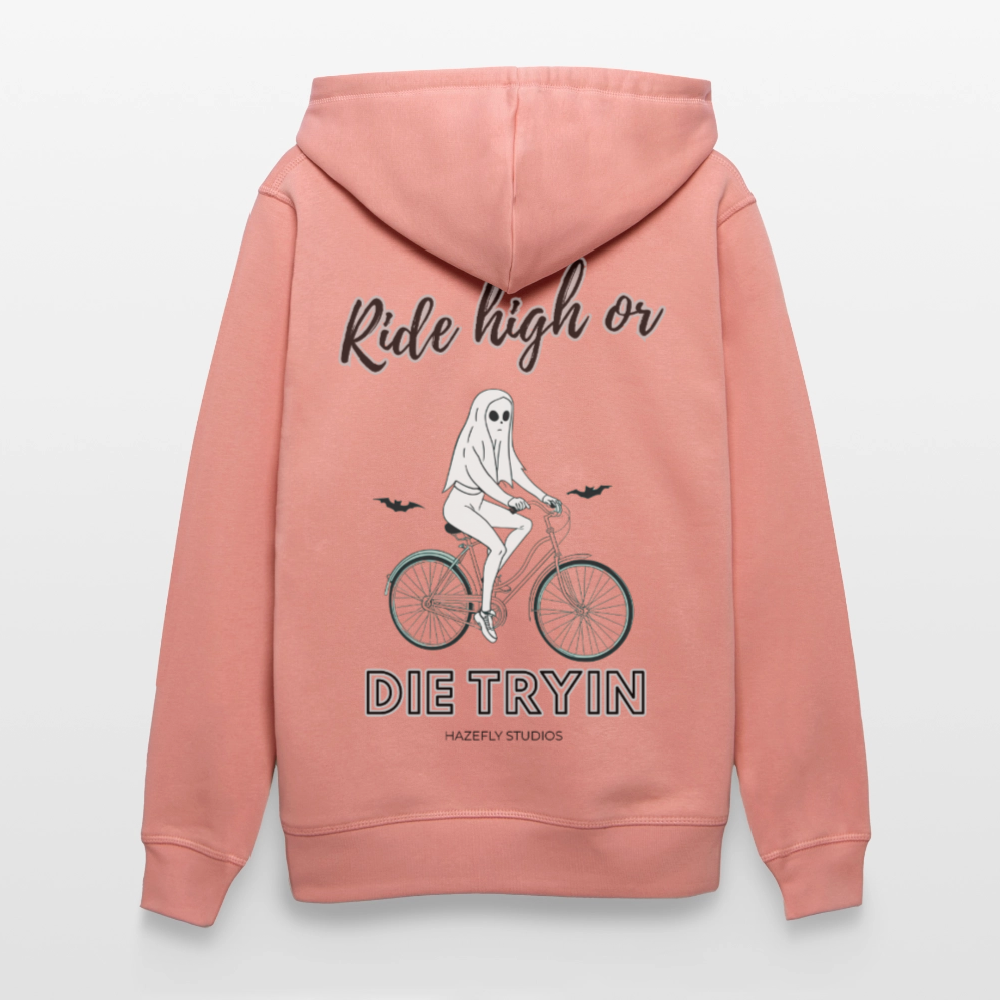 RIDE HIGH Unisex Bio-Hoodie - Altrosa