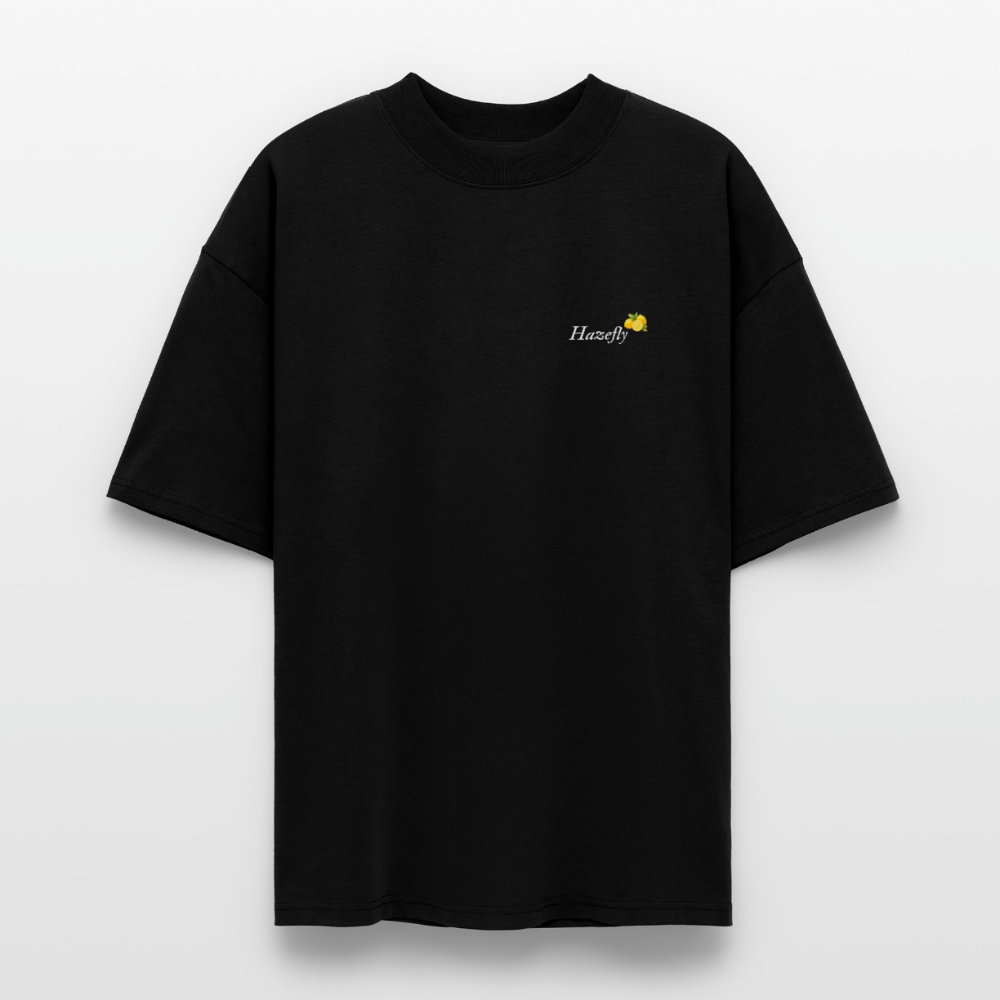TRUE LEMON Oversized Unisex Bio T-Shirt - Schwarz