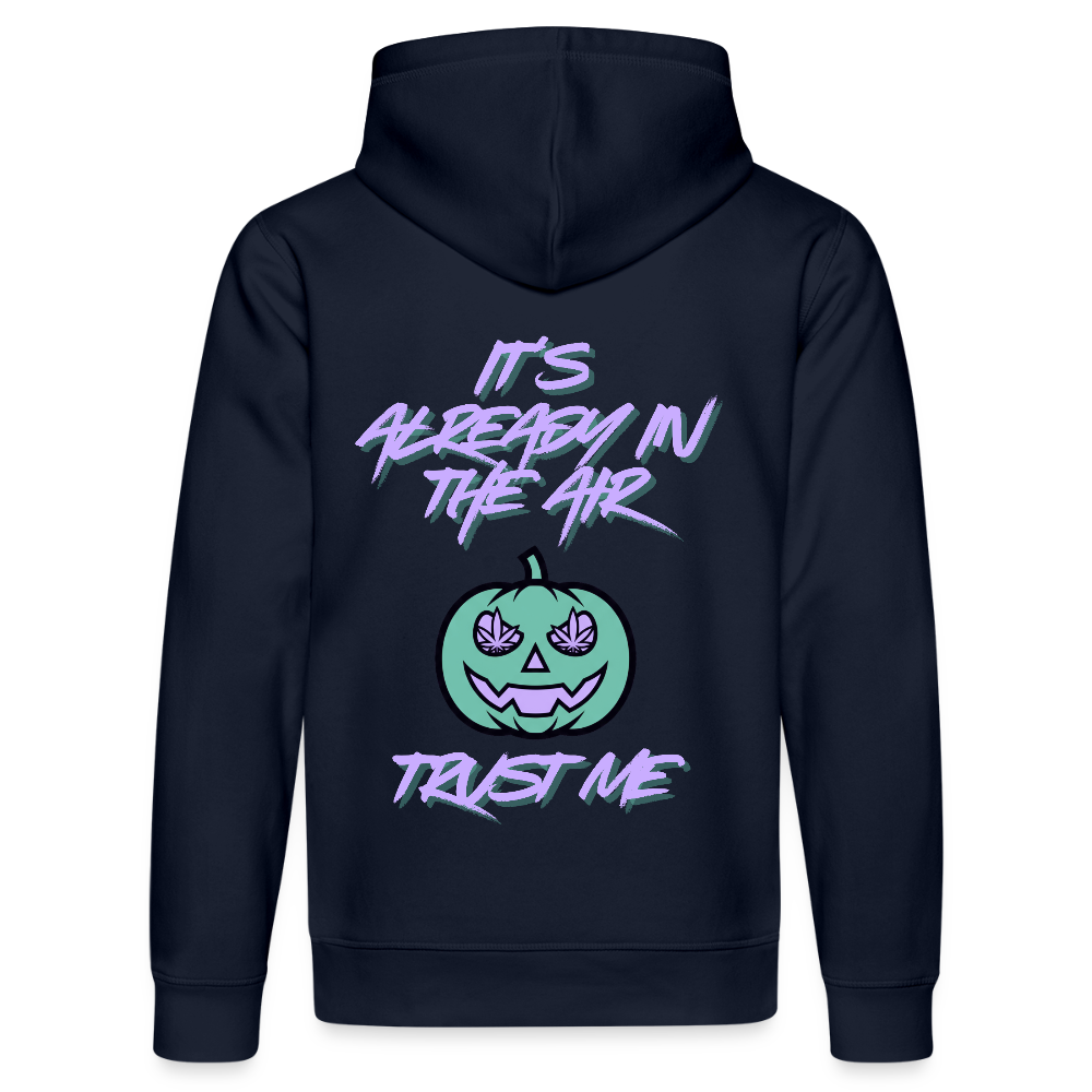 PUMPKIN VIBE Unisex Bio-Hoodie - French Navy