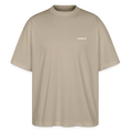 HF SIGNATURE Oversized Unisex Bio T-Shirt - Steingrau