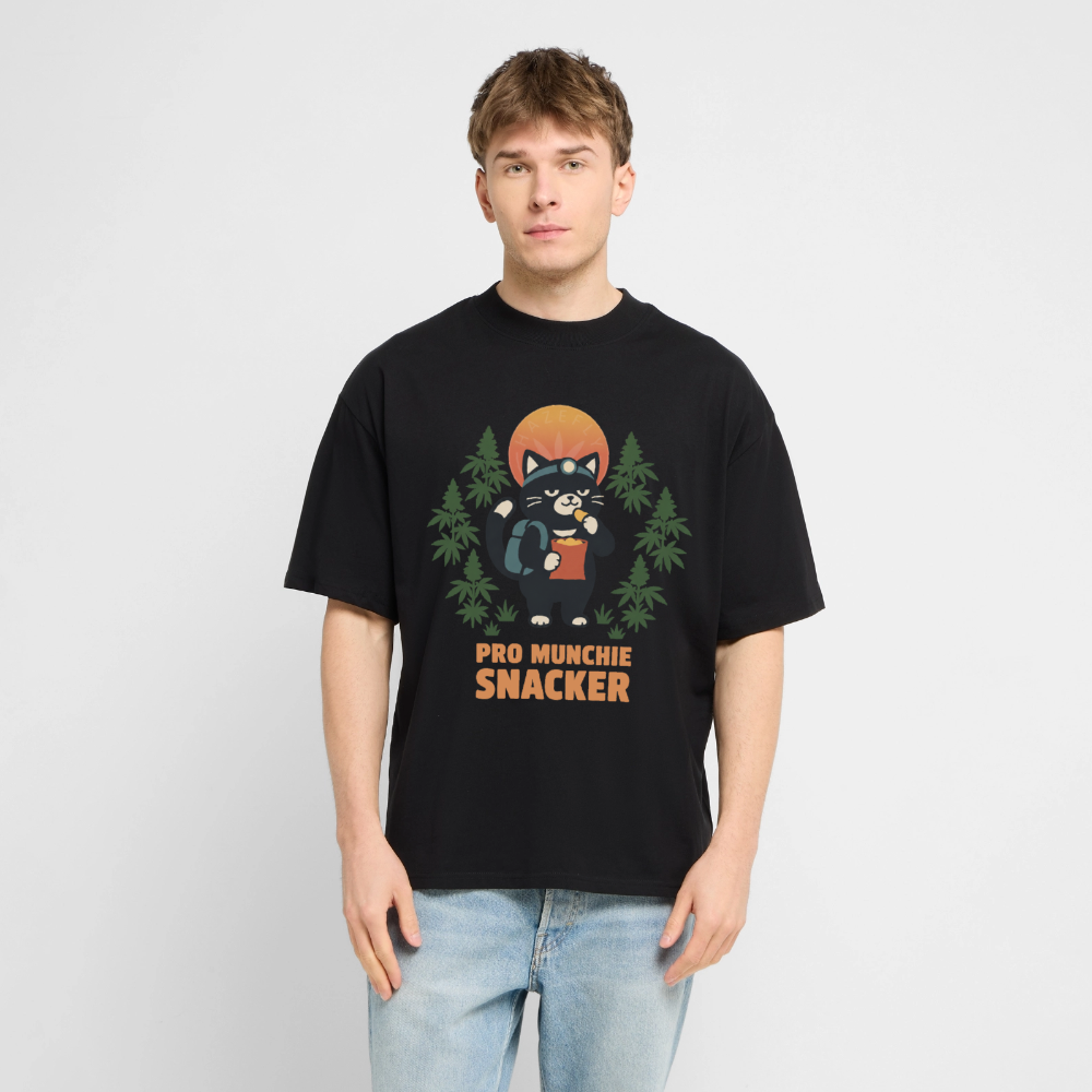 PRO MUNCHIE SNACKER Unisex Oversized Bio-T-Shirt - Schwarz
