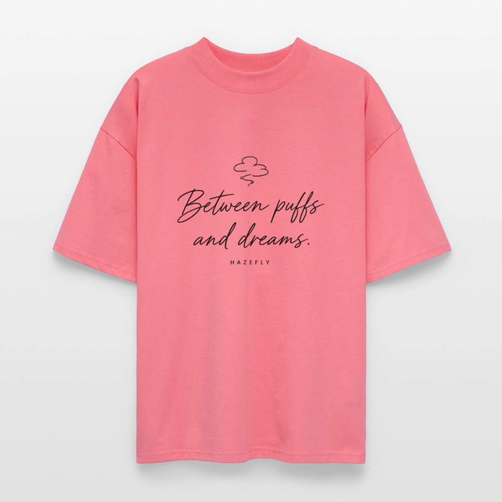 PUFFS & DREAMS Oversized Unisex Bio T-Shirt - Pink 