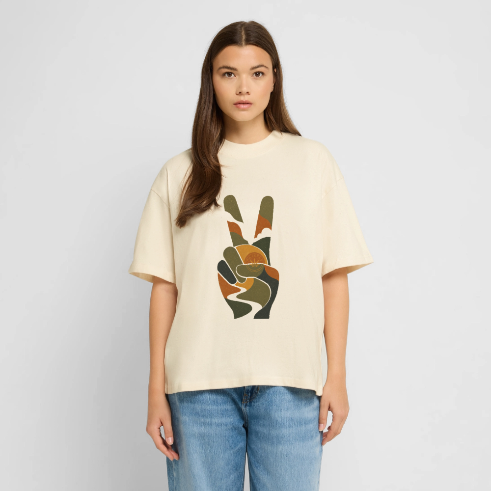 INNER PEACE Unisex Oversized Bio-T-Shirt - Natur