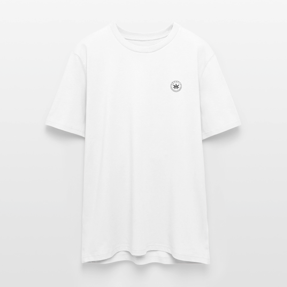 LOGO BLACK Unisex Bio-T-Shirt - Weiß