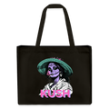 LA CATRINA KUSH recycelter Shopping Bag - Schwarz