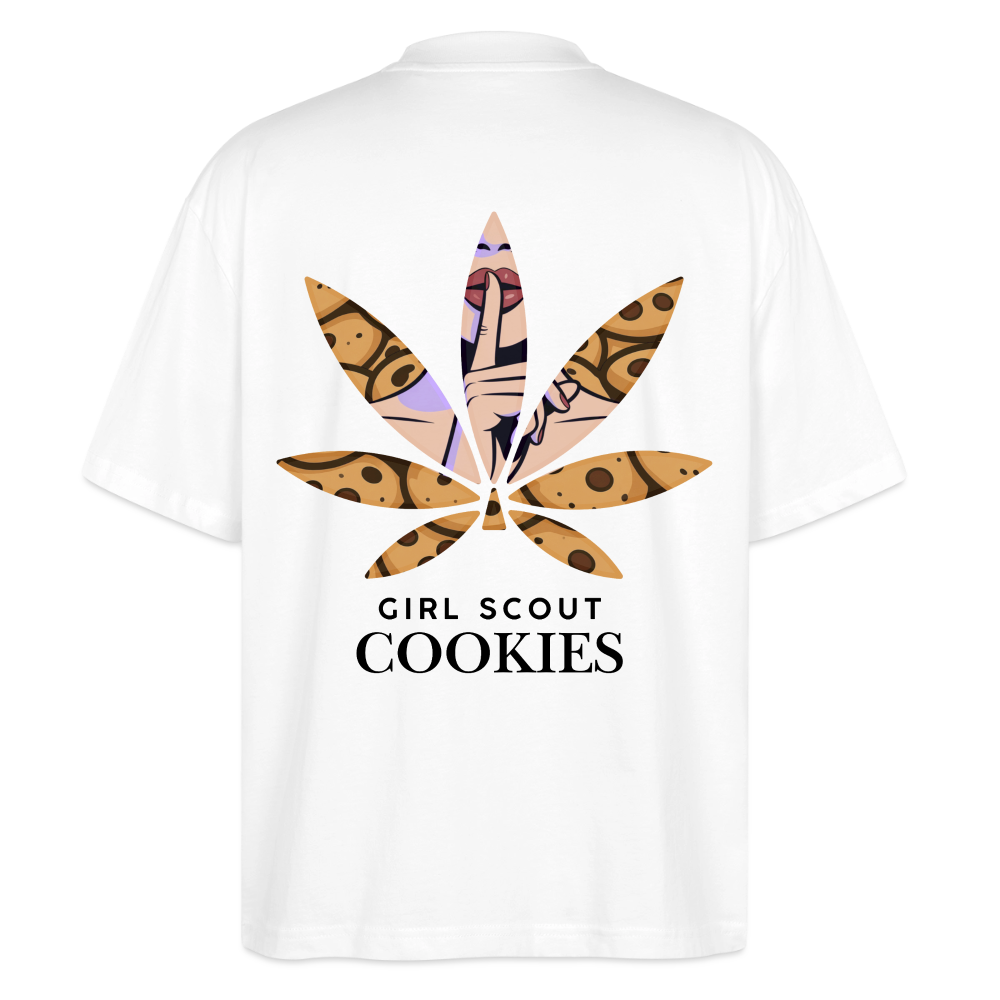 GIRL SCOUT COOKIES Oversized Unisex Bio T-Shirt - Weiß