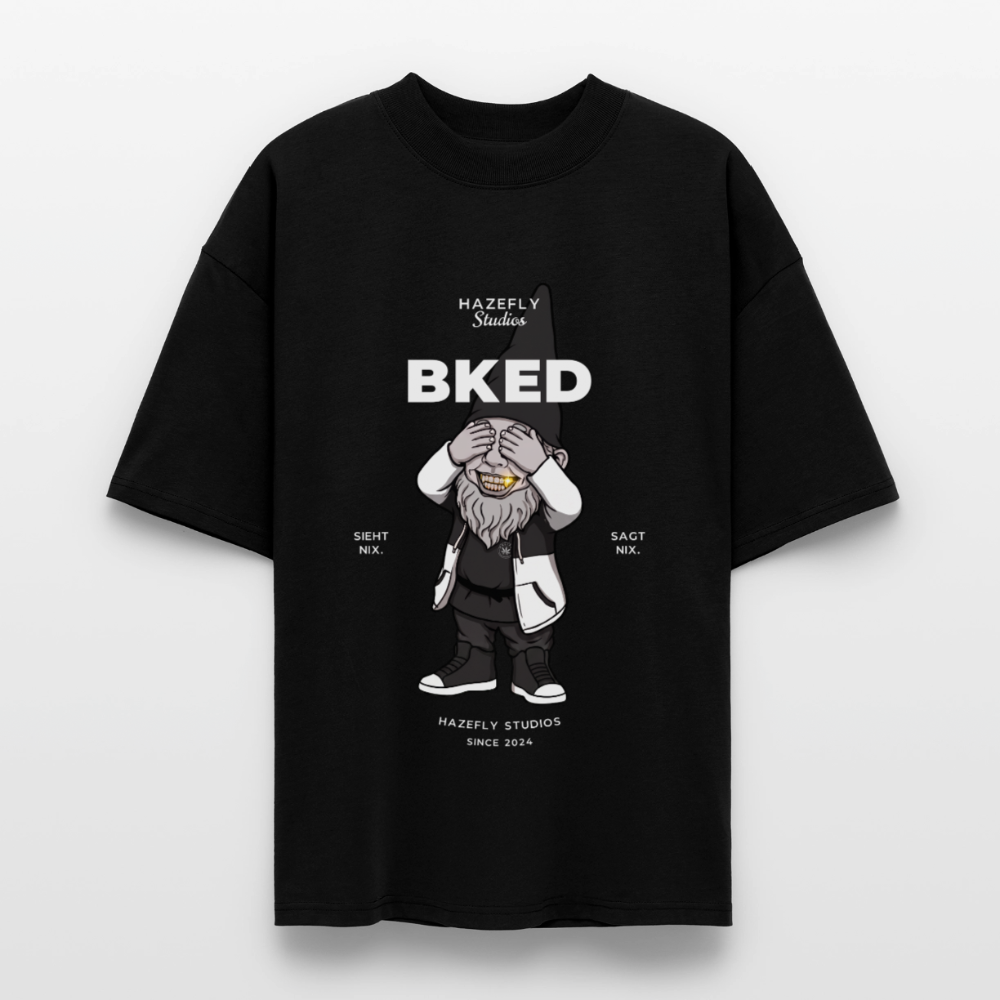 BKED Unisex Oversized Bio-T-Shirt - Schwarz