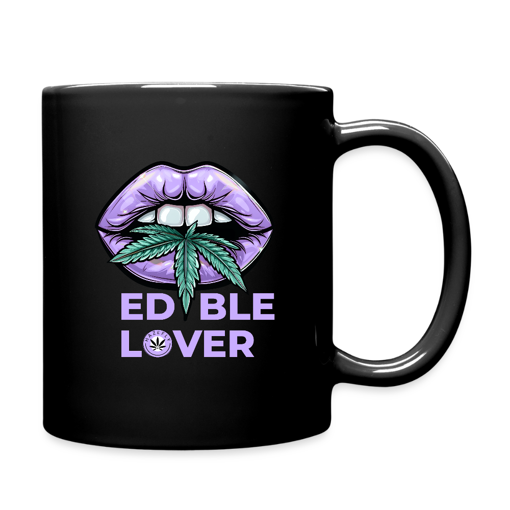 EDIBLE LOVER Tasse einfarbig - Schwarz