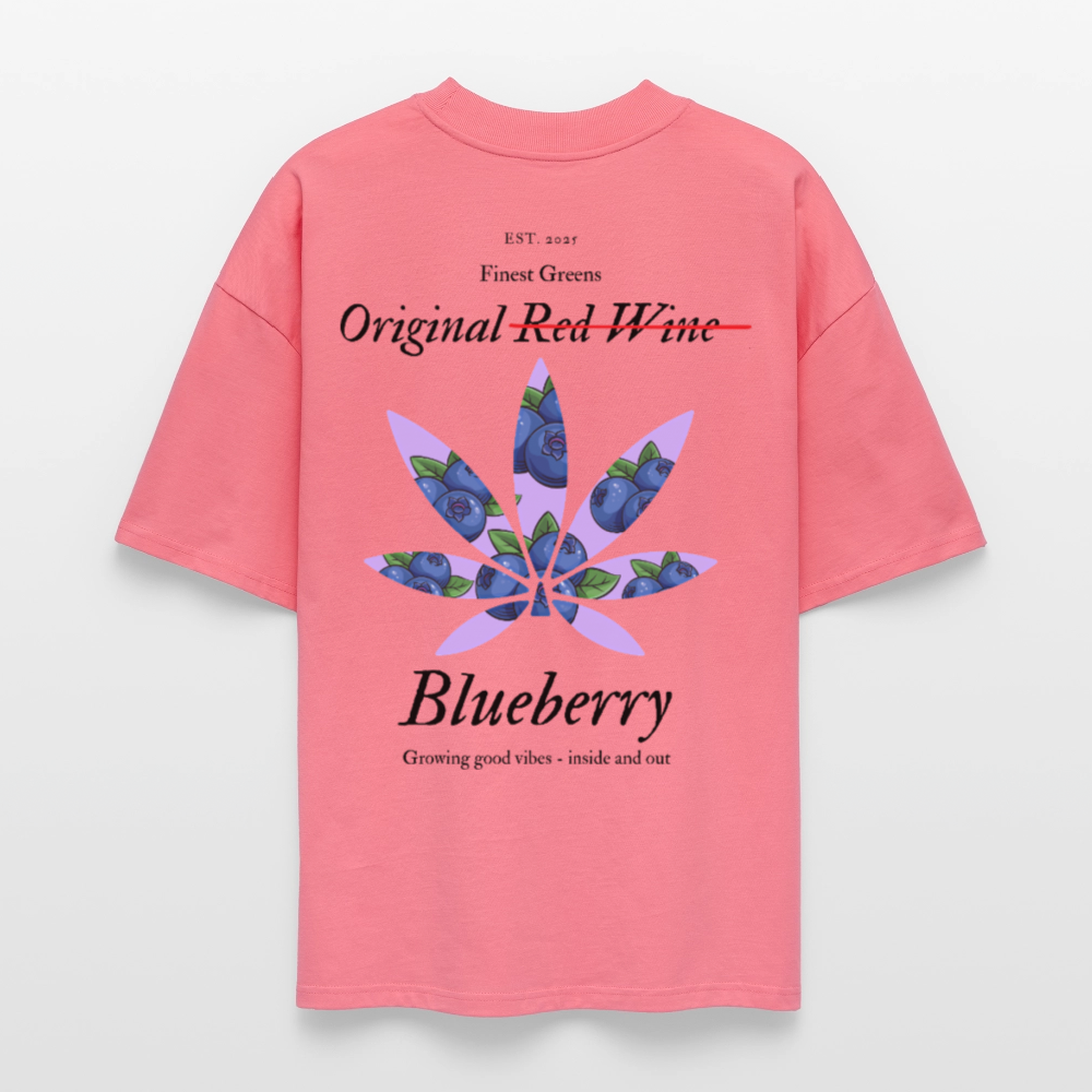 TRUE BERRY Oversized Unisex Bio T-Shirt - Pink 