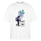 GALACTIC JOURNEY Oversized Unisex Bio T-Shirt - Weiß