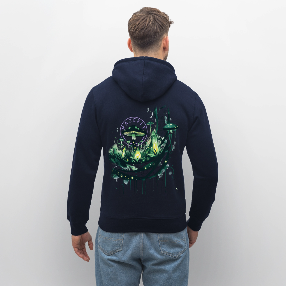 GLOW GARDEN Unisex Bio-Hoodie - French Navy