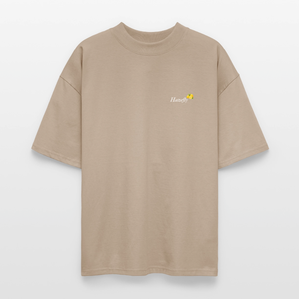 TRUE LEMON Oversized Unisex Bio T-Shirt - Steingrau