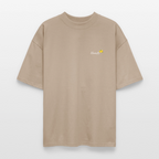 TRUE LEMON Oversized Unisex Bio T-Shirt - Steingrau