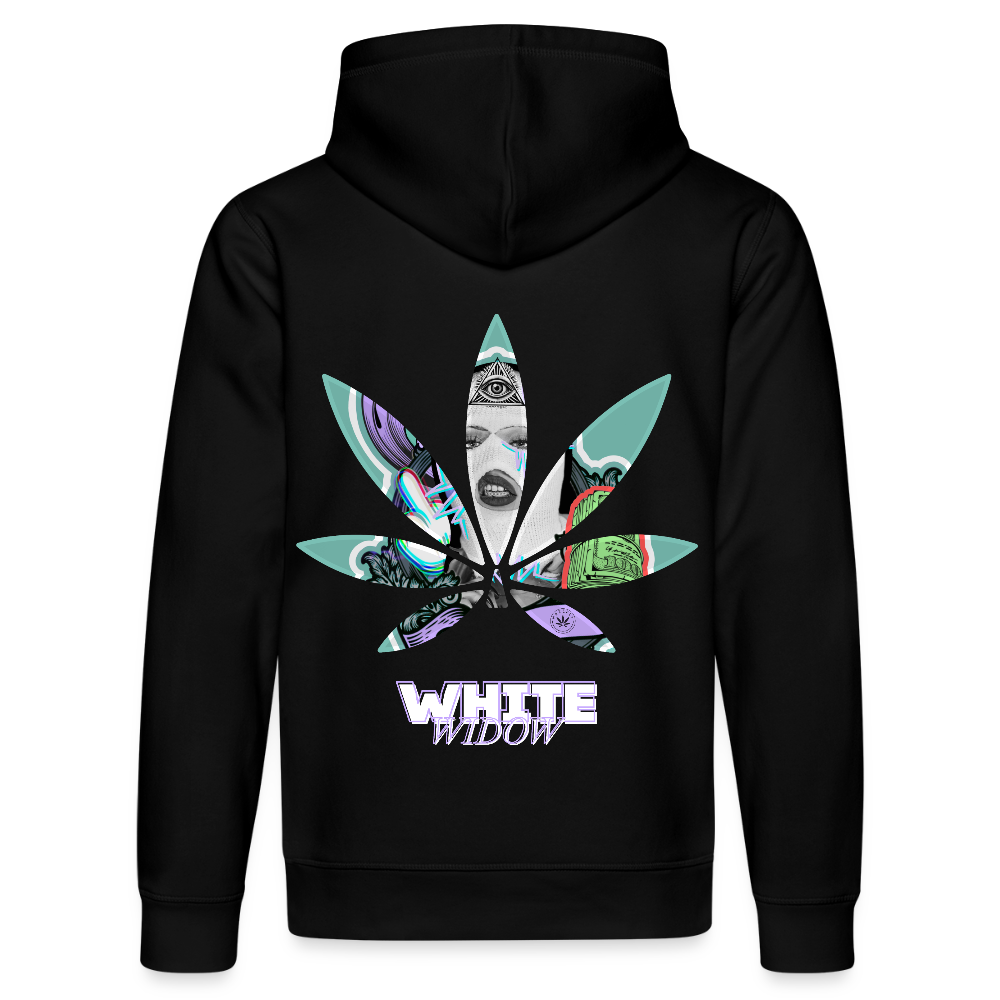 WHITE WIDOW Unisex Bio-Hoodie - Schwarz