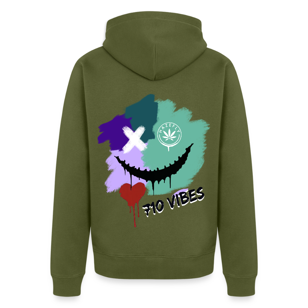 710 VIBES Unisex Premium Kapuzenjacke - Khaki