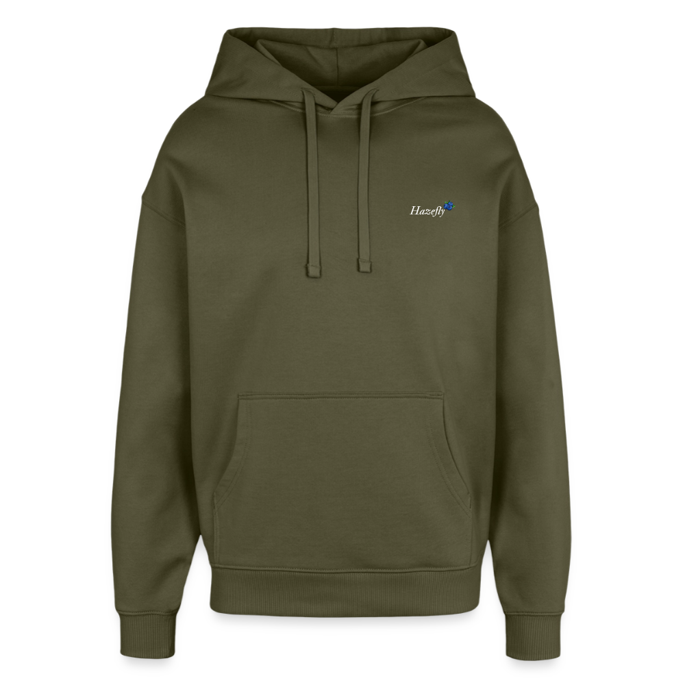 TRUE BERRY Oversized Unisex Bio-Hoodie - Khaki