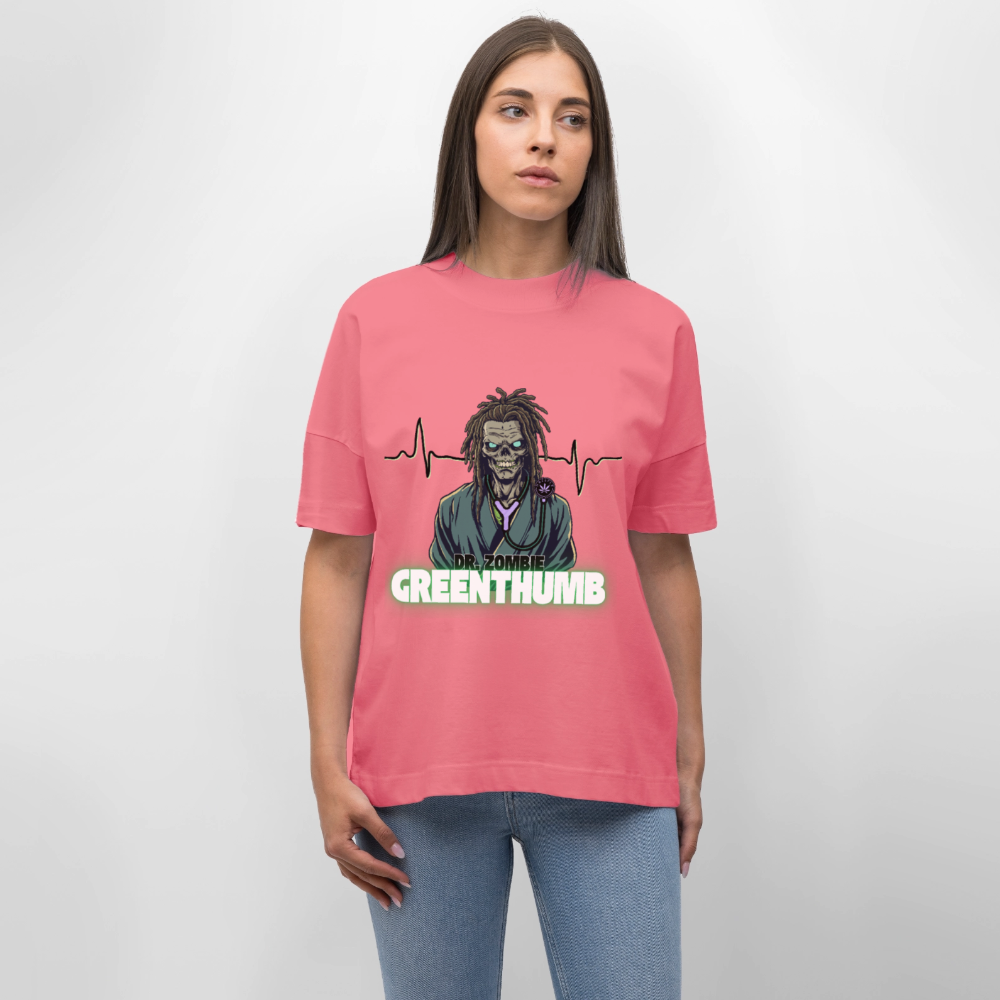 DR. ZOMBIE Oversized Unisex Bio T-Shirt - Pink 