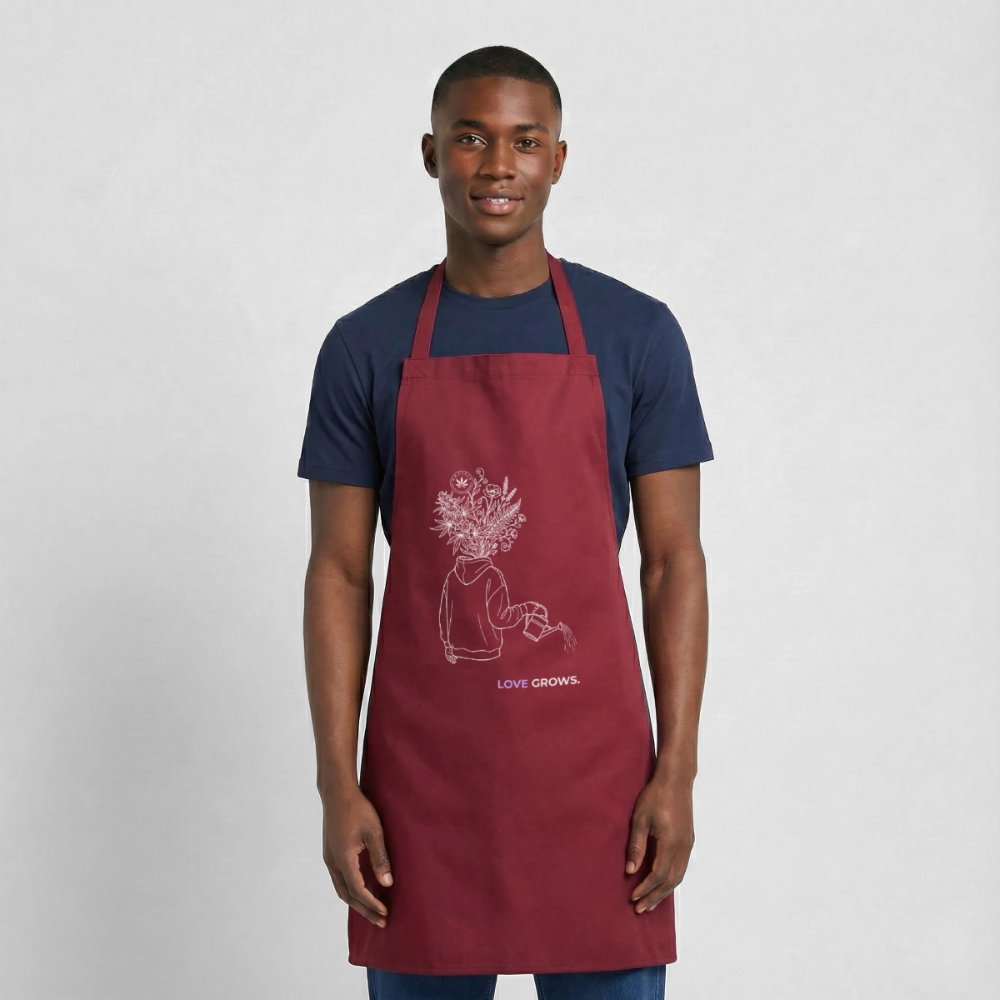 LOVE GROWS II Kochschürze - Bordeaux