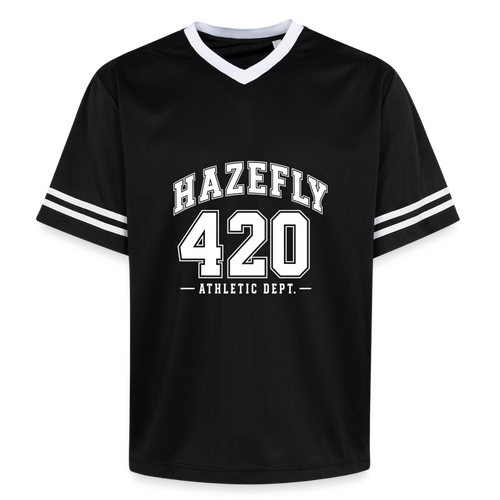 ATHLETIC DEPT Mesh T-Shirt - Schwarz/Weiß