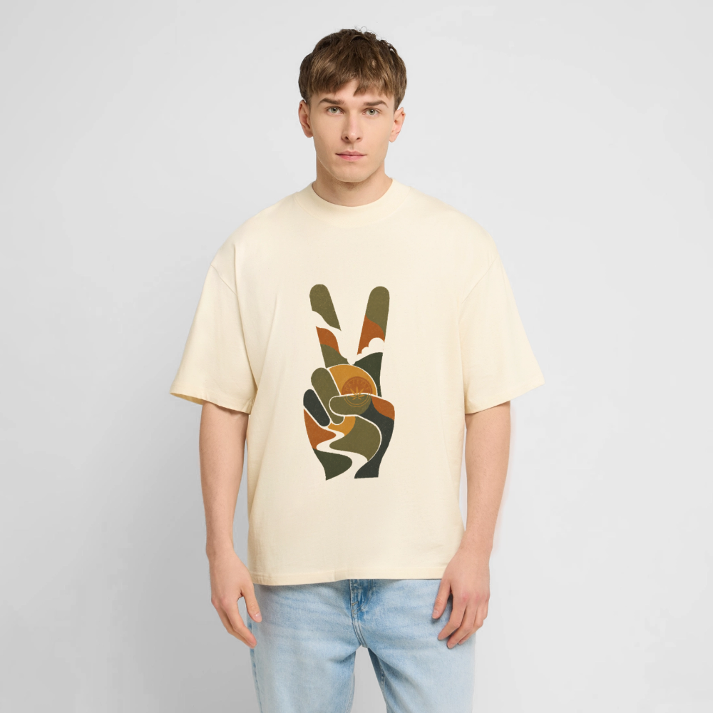 INNER PEACE Unisex Oversized Bio-T-Shirt - Natur