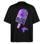 ICE CREAM Oversized Unisex Bio T-Shirt - Schwarz