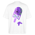 ICE CREAM Oversized Unisex Bio T-Shirt - Weiß