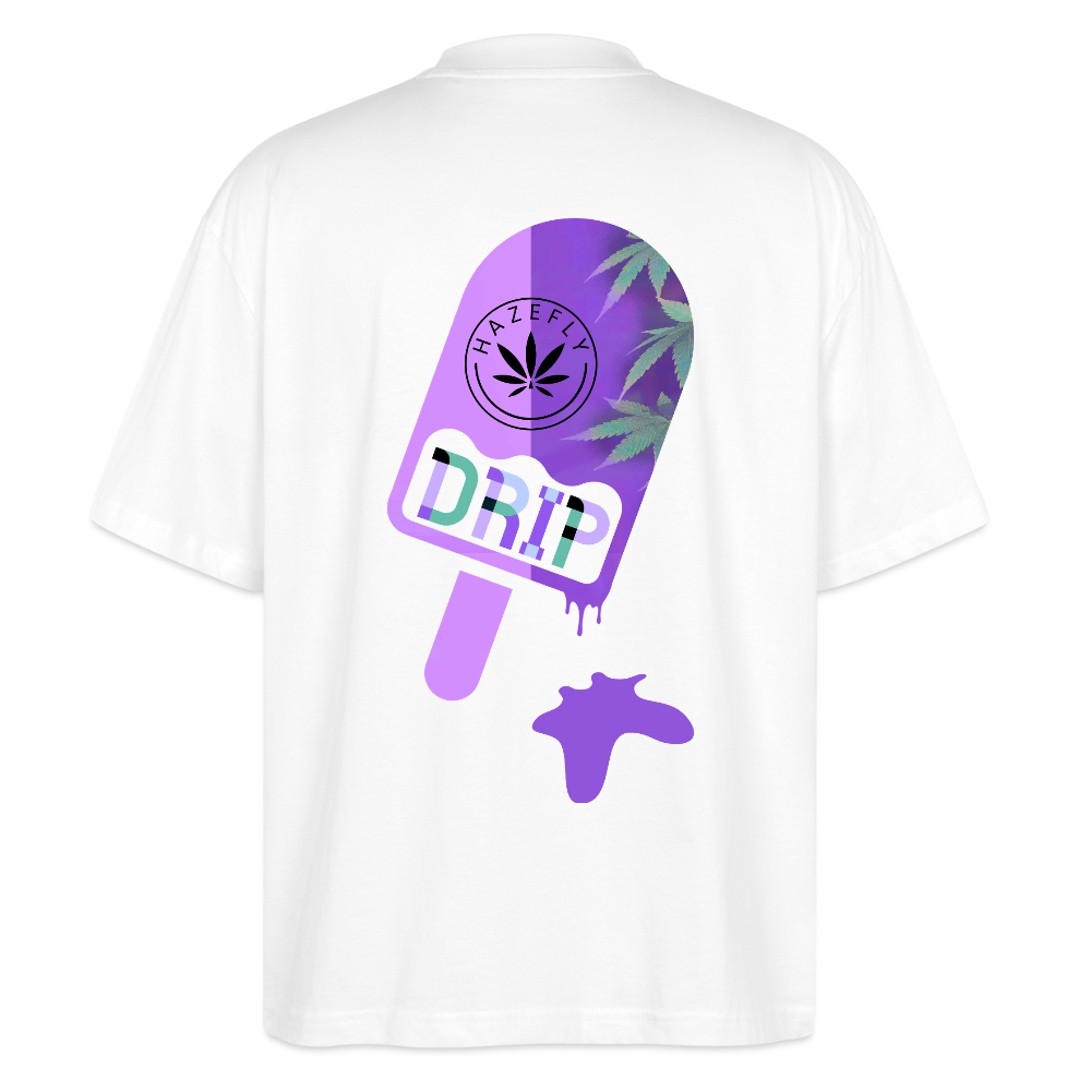 ICE CREAM Oversized Unisex Bio T-Shirt - Weiß