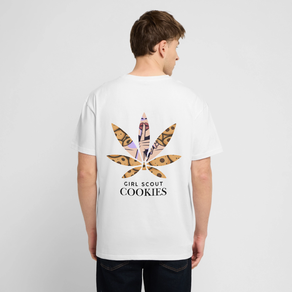 GIRL SCOUT COOKIES Oversized Unisex Bio T-Shirt - Weiß