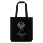 LOVE GREENS recycelter Heavyweight Stoffbeutel - Schwarz
