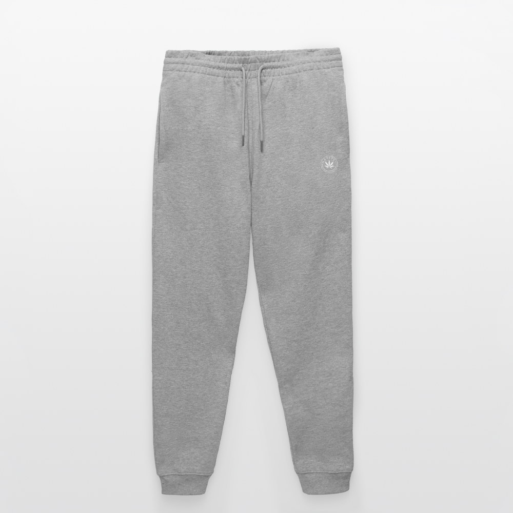 HAZEFLY WHITE Unisex Bio Jogginghose - Grau meliert