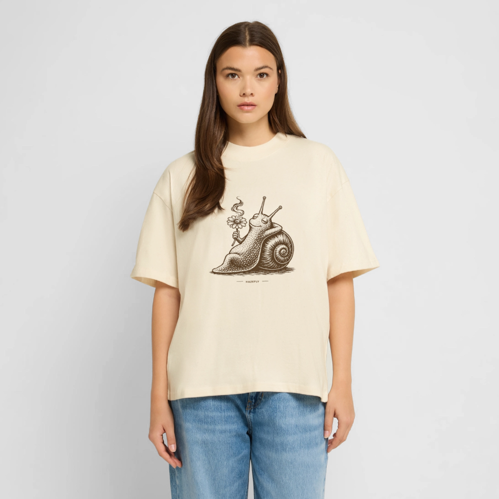 SLOW BURN Unisex Oversized Bio-T-Shirt - Natur