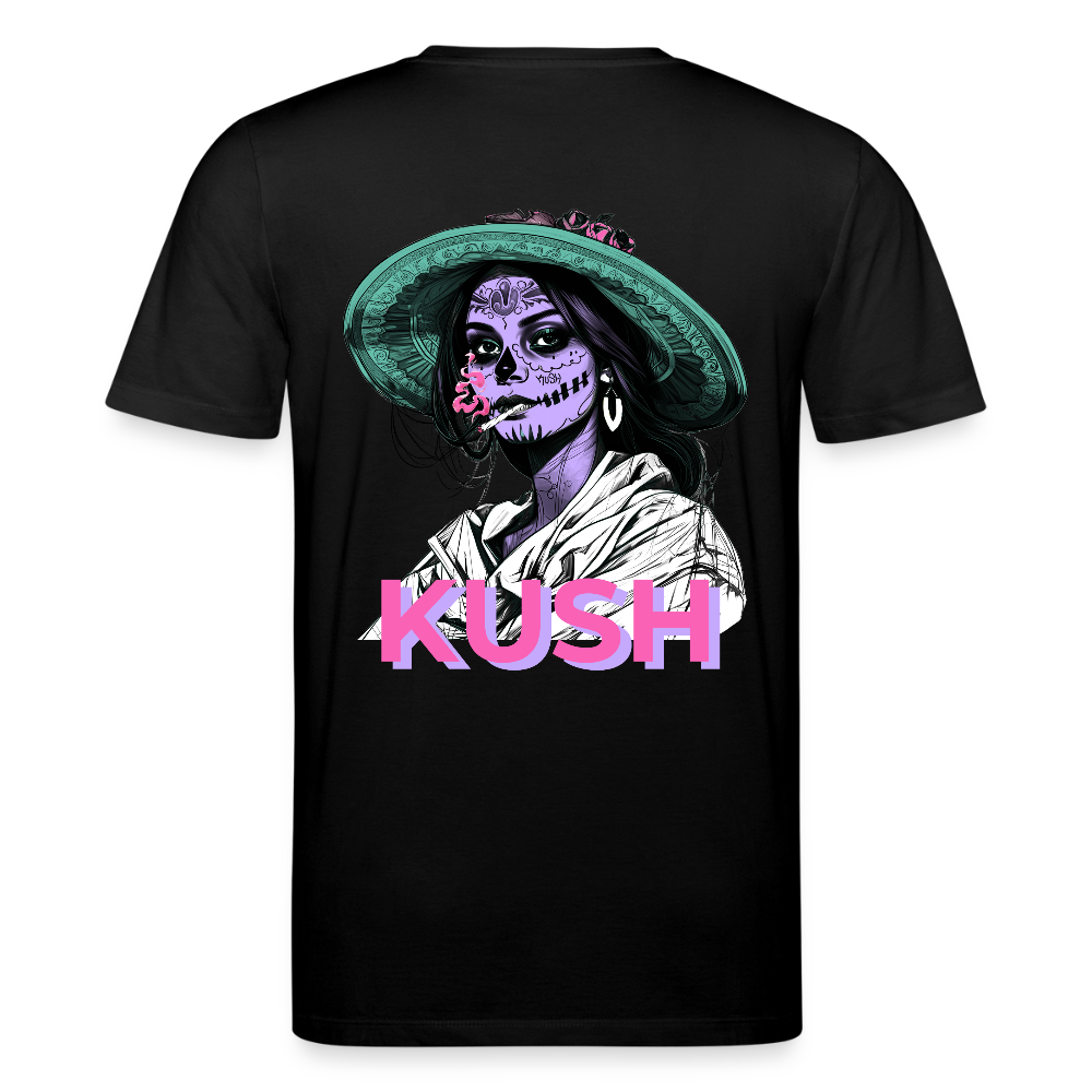 LA CATRINA KUSH Unisex Bio-T-Shirt - Schwarz