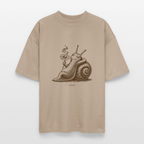 SLOW BURN Unisex Oversized Bio-T-Shirt - Steingrau