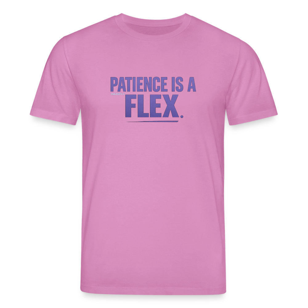 PATIENCE IS A FLEX Unisex Bio-T-Shirt - Pink