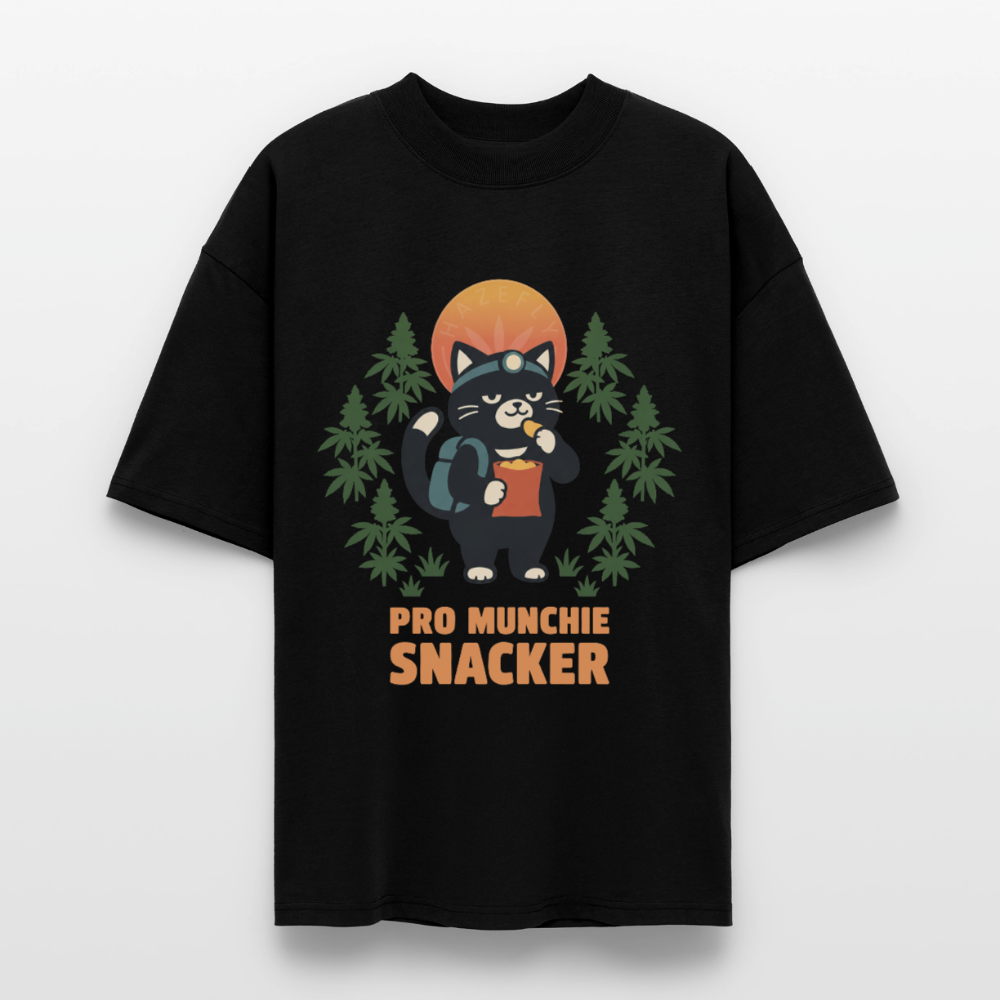 PRO MUNCHIE SNACKER Unisex Oversized Bio-T-Shirt - Schwarz